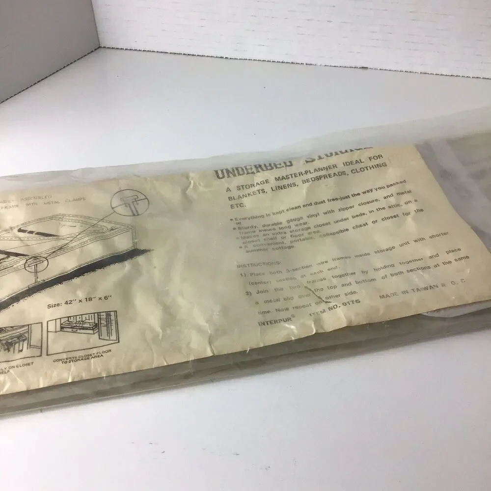 Vintage Interpur underbed storage item #0175